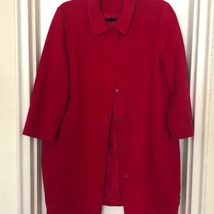 United Colors of Benetton Magenta Pea Coat